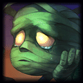 Curse of the Sad Mummy is used by Amumu