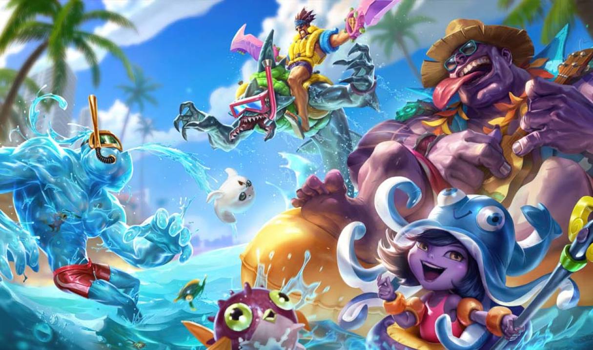 Pool Party Zoe :: League of Legends (LoL) Champion Skin on 