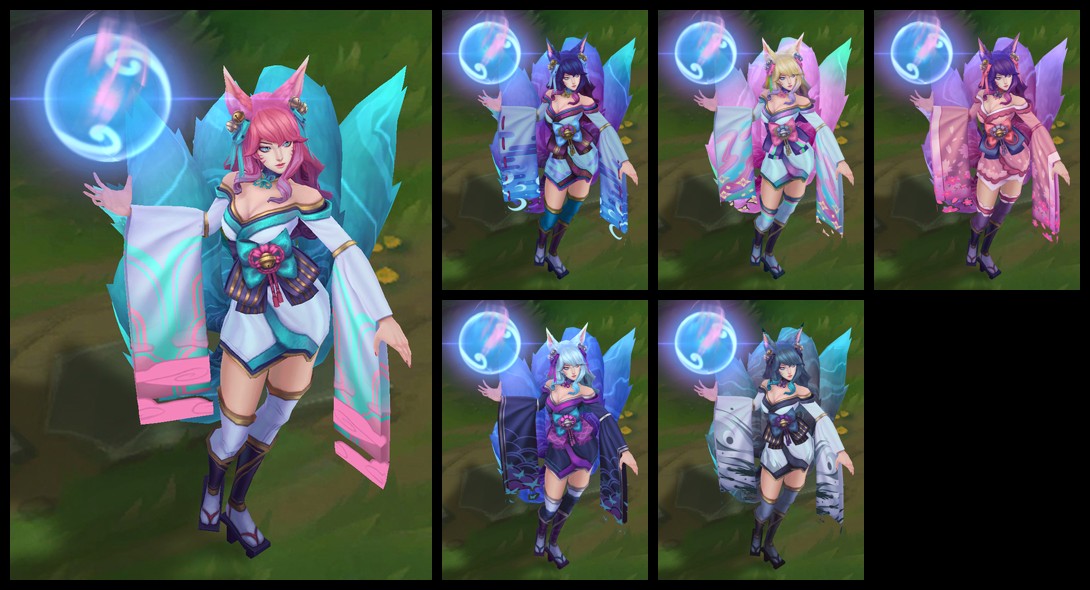 Spirit Blossom Ahri :: League of Legends (LoL) Champion Skin on MOBAFire