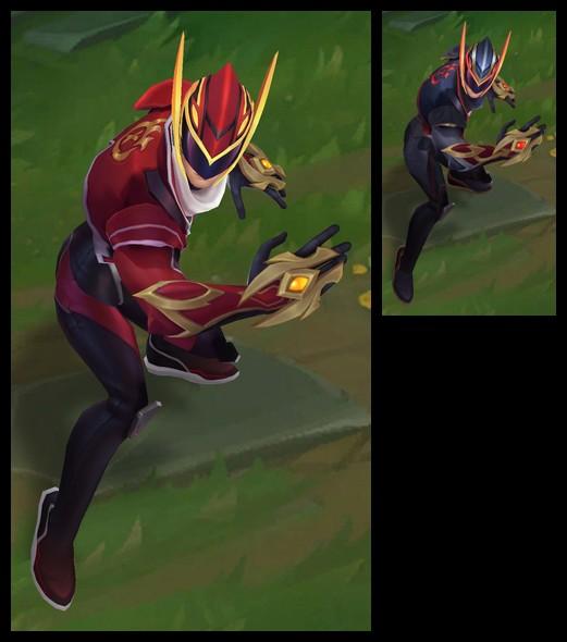 Lee Sin FPX (Base) chromas in League of Legends