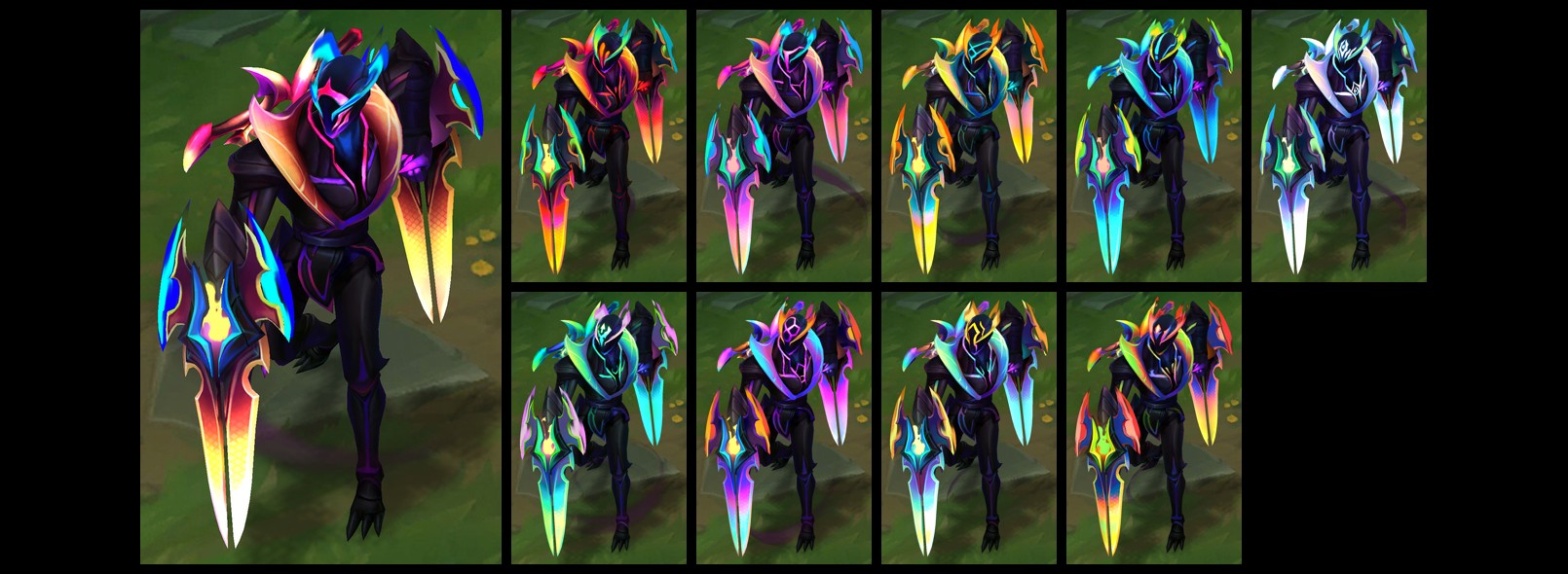 ZED GALAXY skin chromas availability : r/zedmains