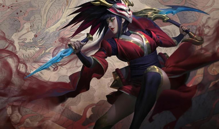 Blood Moon Akali Landscape Skin