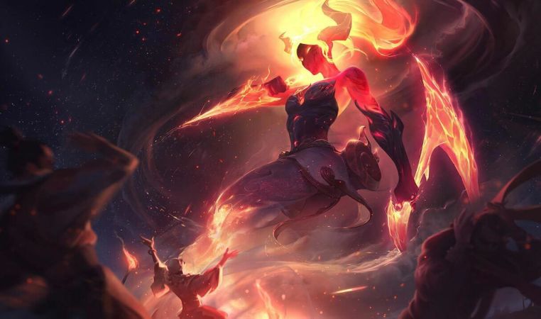 Infernal Akali Landscape Skin