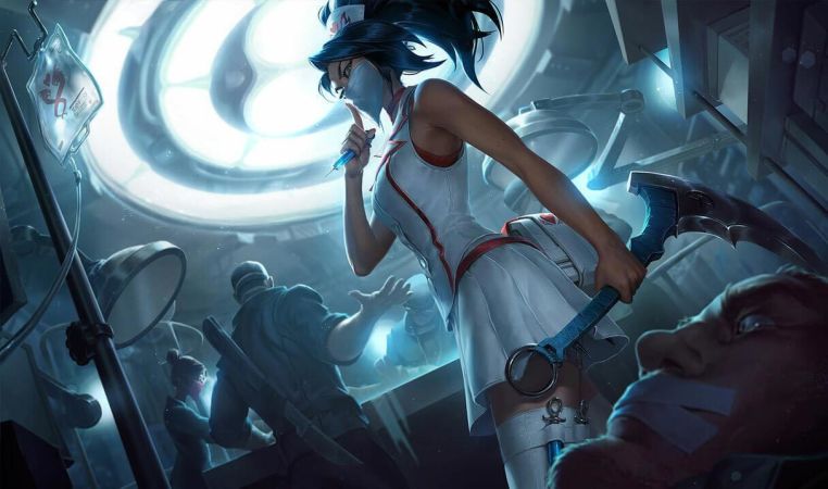 Nurse Akali Landscape Skin