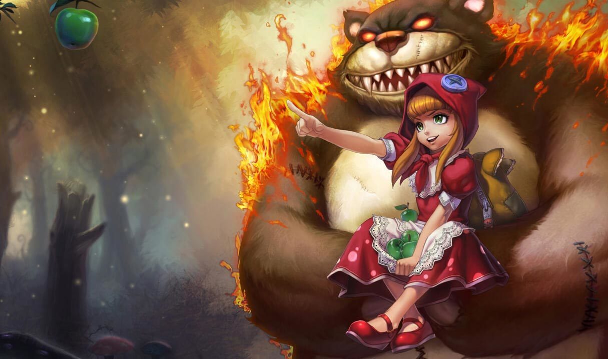 Red Riding Annie Landscape Skin