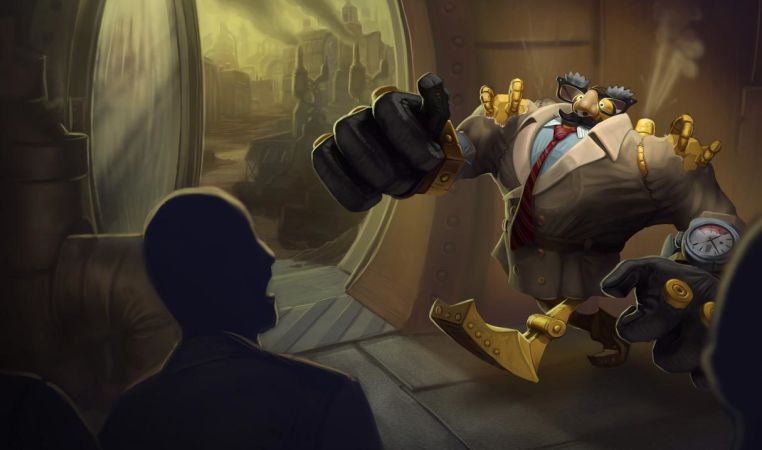 Definitely Not Blitzcrank Landscape Skin