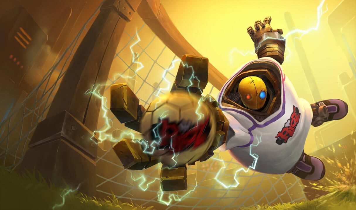 Goalkeeper Blitzcrank Landscape Skin