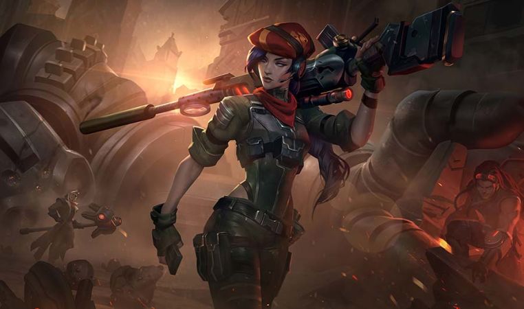 Resistance Caitlyn Landscape Skin