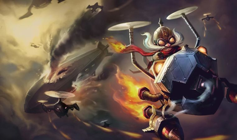 Classic Corki Landscape Skin