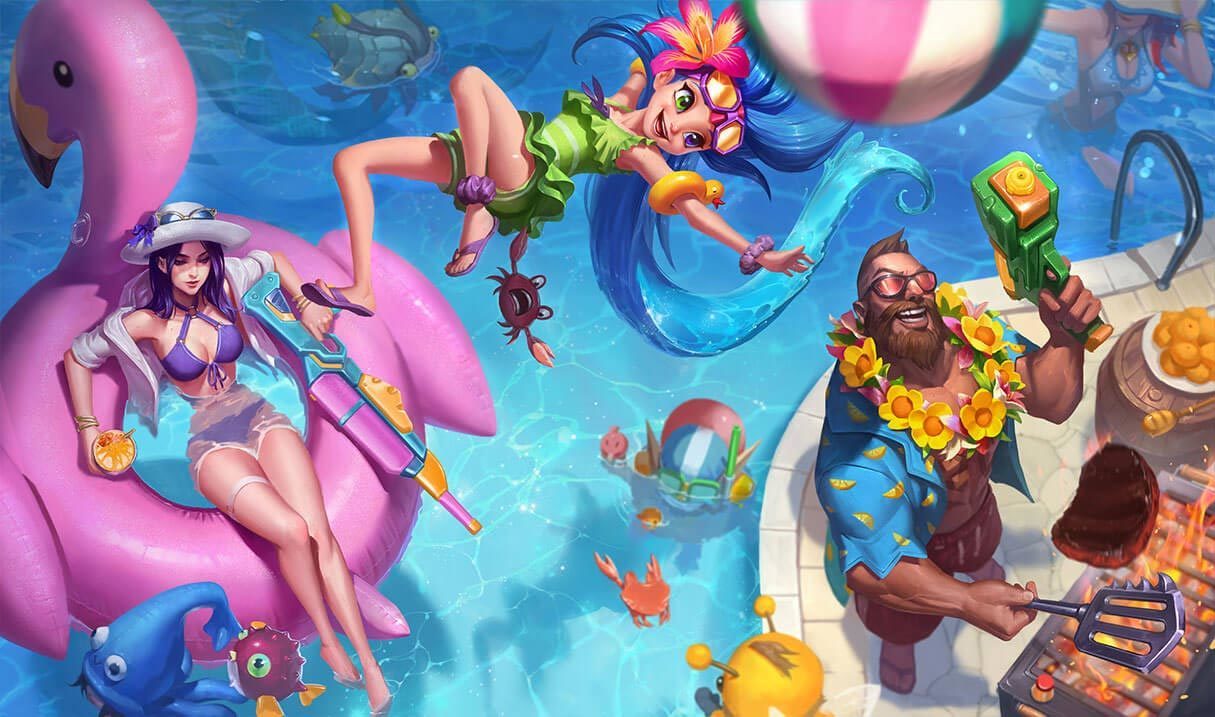 Pool Party Gangplank :: League of Legends (LoL) Champion Skin too