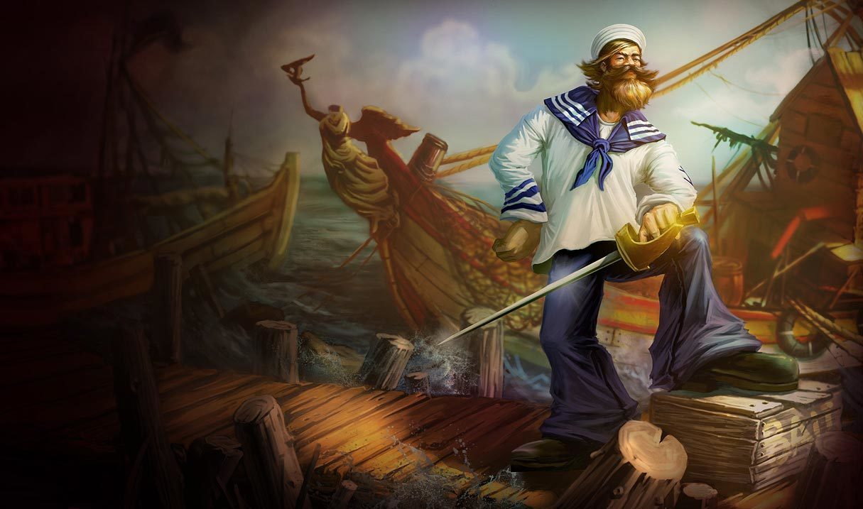 Sailor Gangplank Landscape Skin