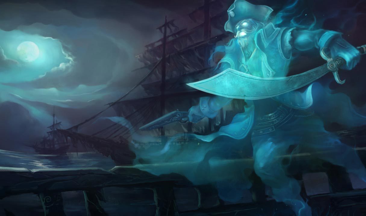 Spooky Gangplank Landscape Skin