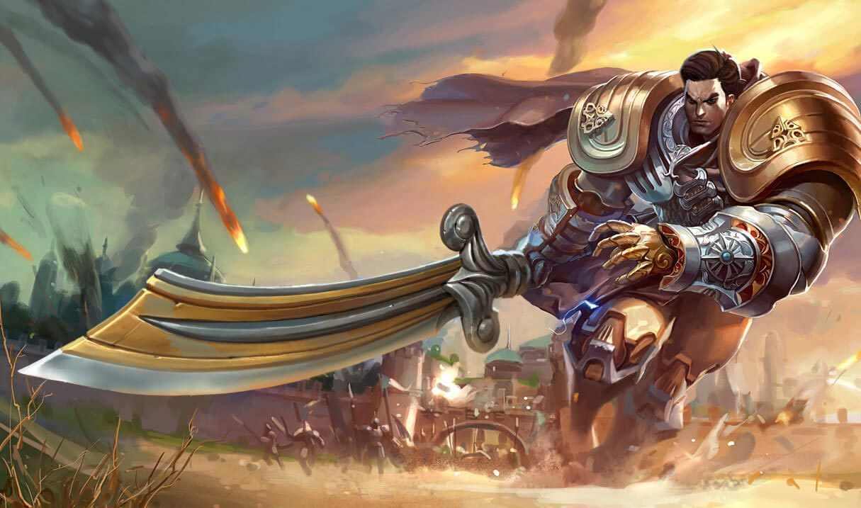 Desert Trooper Garen League of Legends LoL Champion Skin on Desert Trooper Garen League of Legends LoL Champion Skin on