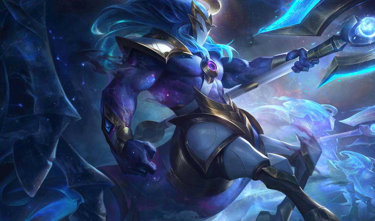 Cosmic Charger Hecarim Landscape Skin