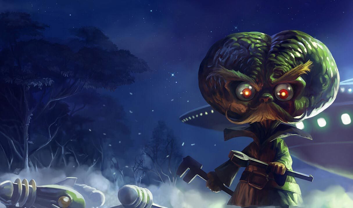 Alien Invader Heimerdinger Landscape Skin