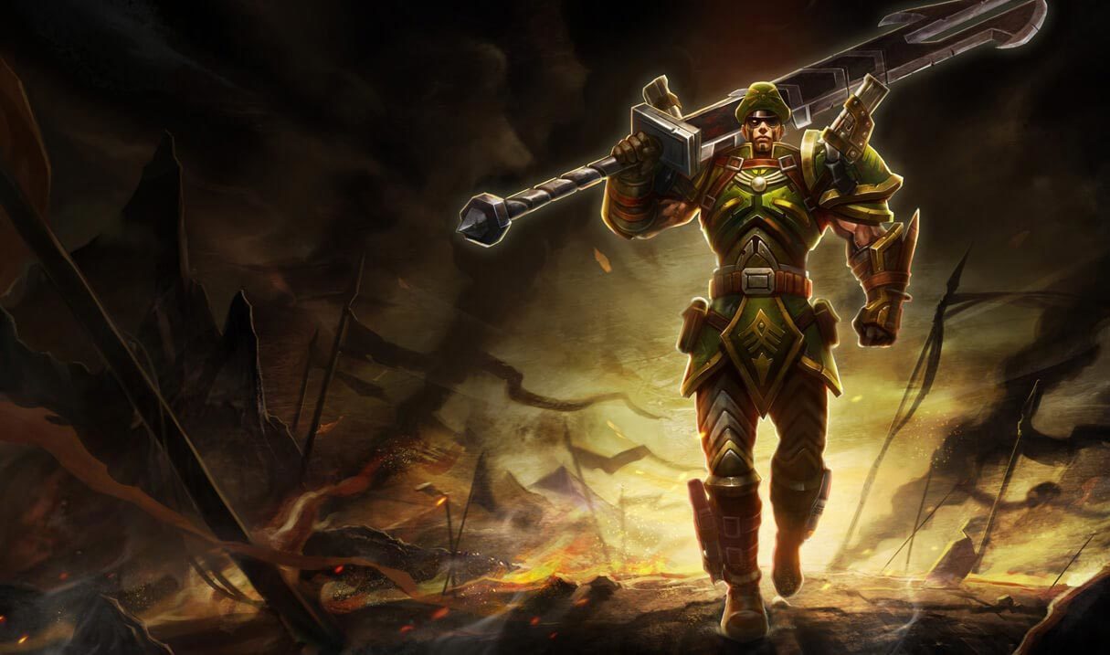 Commando Jarvan Landscape Skin