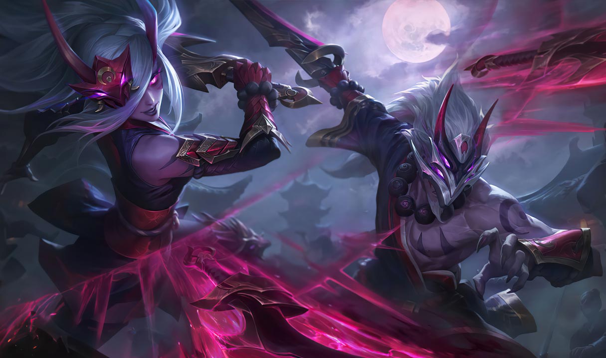 Blood Moon Katarina League Of Legends Lol Champion Skin On Mobafire