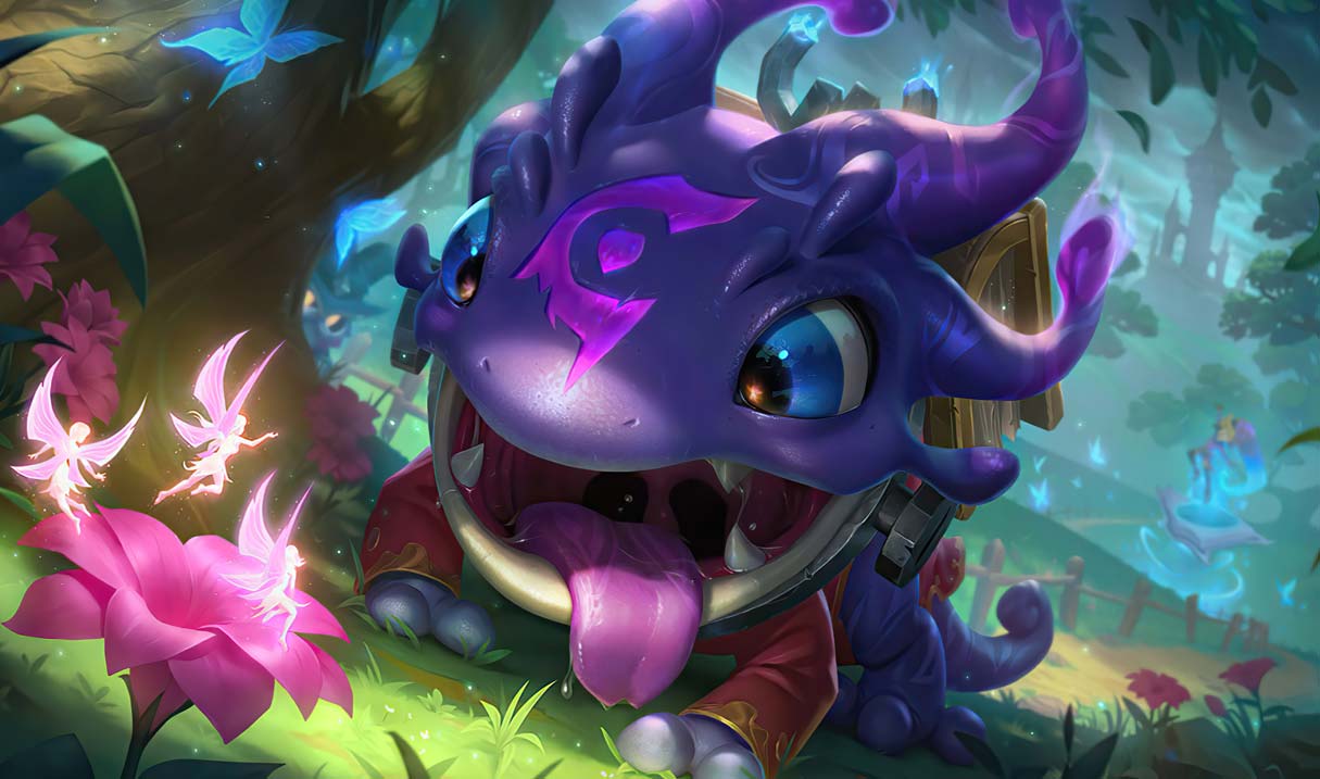 Arcanist Kog'Maw Landscape Skin