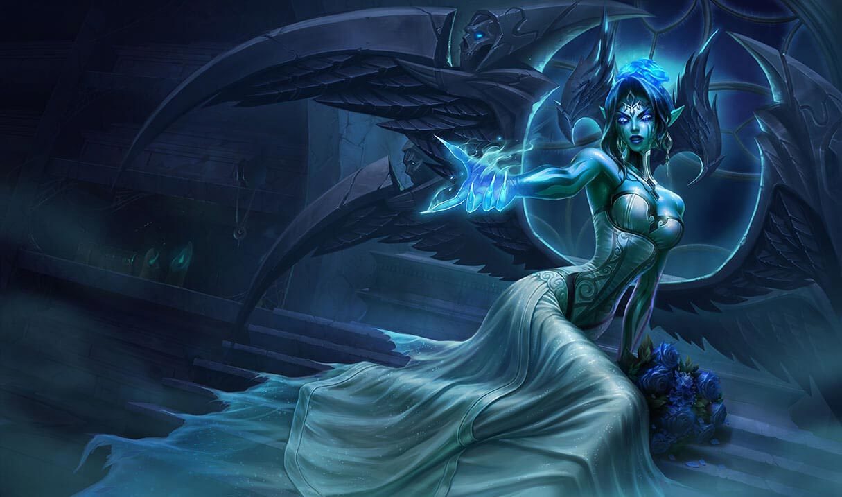 Ghost Bride Morgana League Of Legends Lol Champion Skin On Mobafire