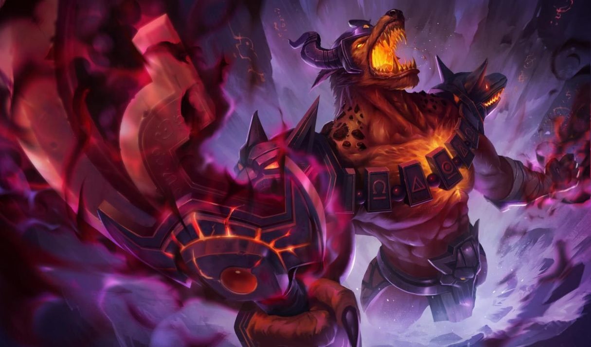 Infernal Nasus Landscape Skin
