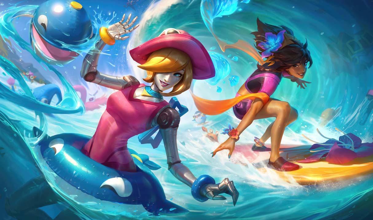 Pool Party Orianna League Of Legends Lol Champion Skin On Mobafire