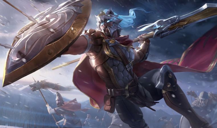 Glaive Warrior Pantheon Landscape Skin