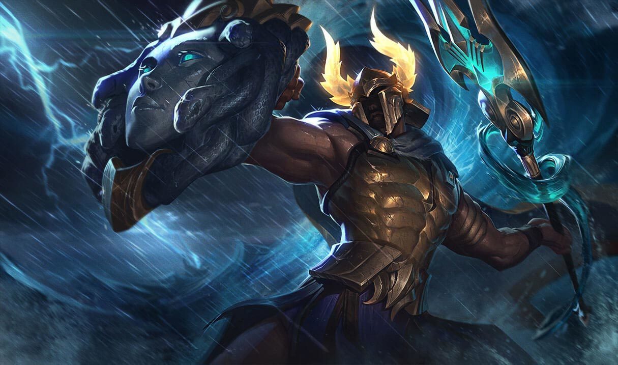 Perseus Pantheon League Of Legends Lol Champion Skin On Mobafire