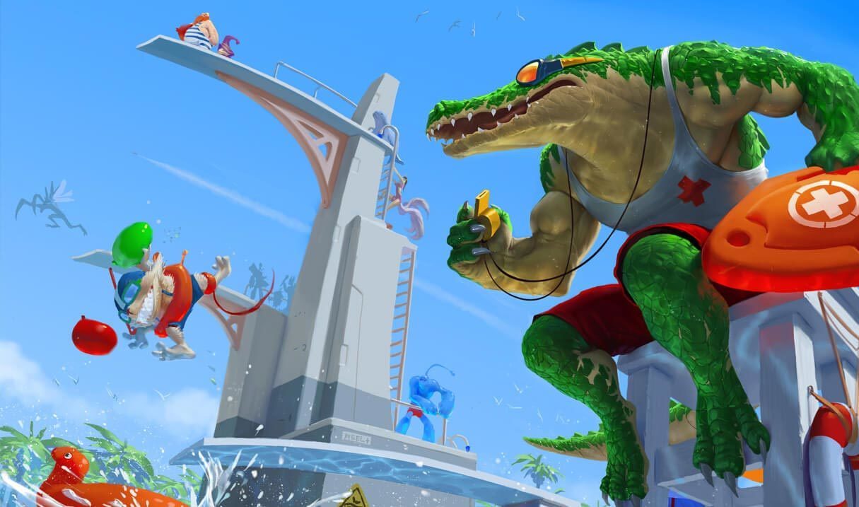 Pool Party Renekton League Of Legends Lol Champion Skin On Mobafire