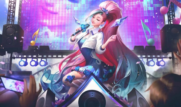 K/DA ALL OUT Seraphine Rising Star Landscape Skin