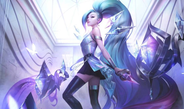 K/DA ALL OUT Seraphine Superstar Landscape Skin
