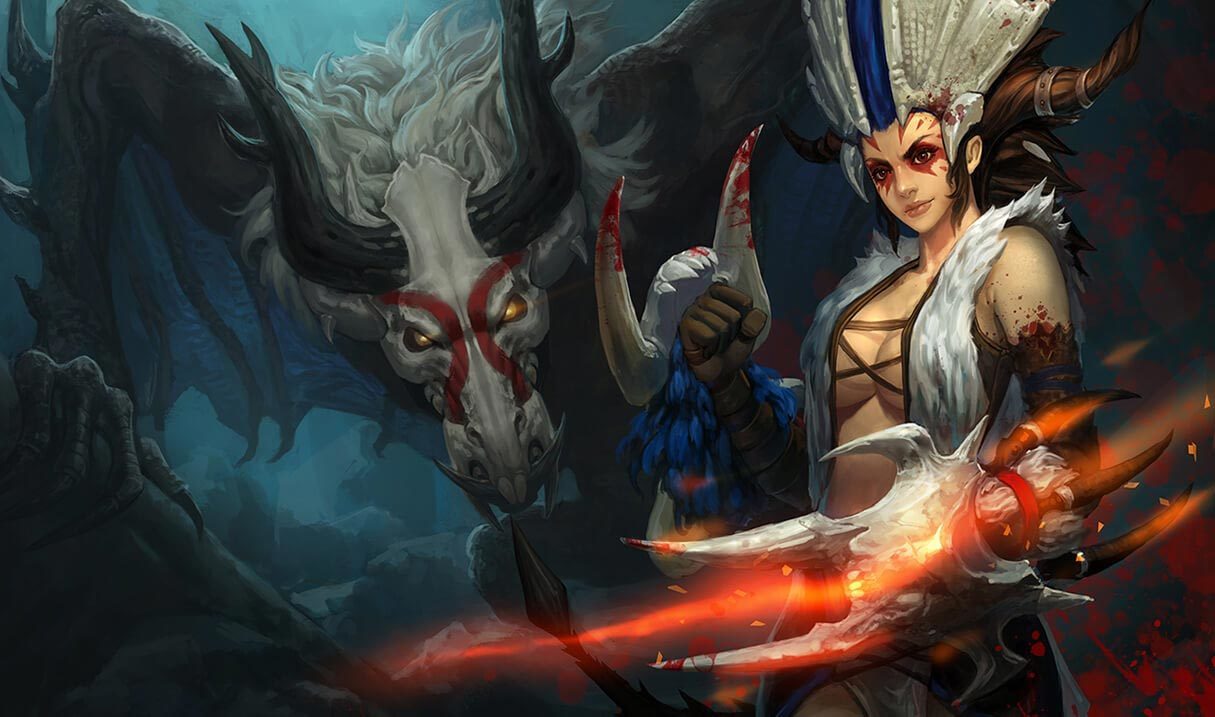 Boneclaw Shyvana Landscape Skin