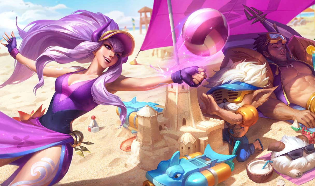 Pool Party Syndra :: League of Legends (LoL) Champion Skin on MOBAFire