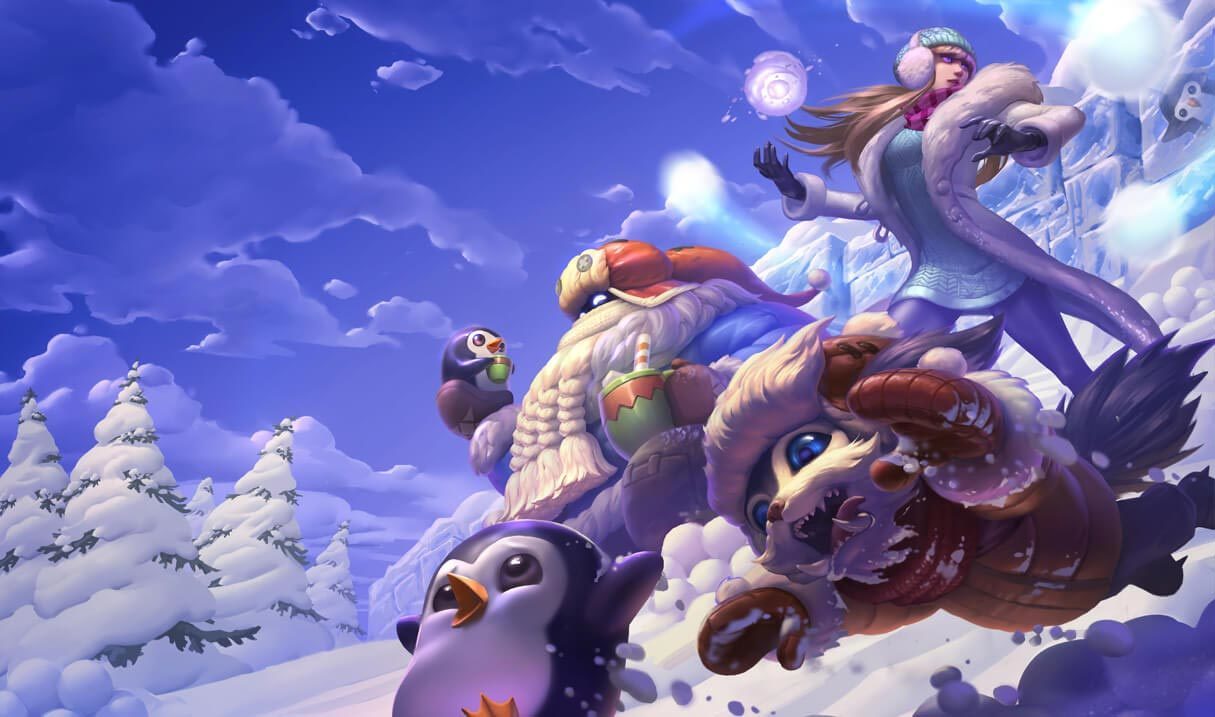 Snow Day Syndra Landscape Skin