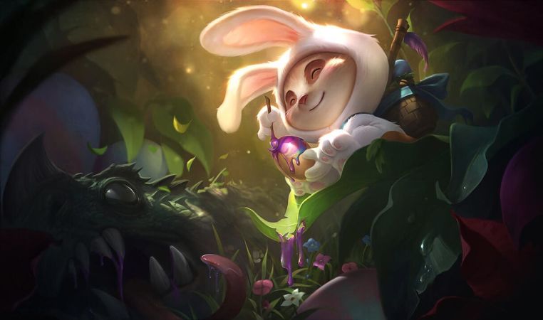 Cottontail Teemo Landscape Skin