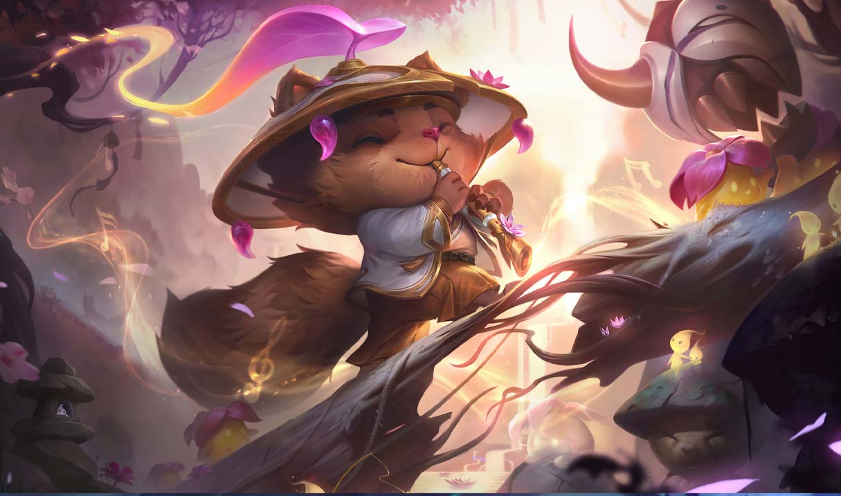 Spirit Blossom Teemo Prestige Edition Landscape Skin