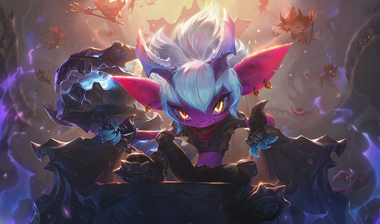 Little Demon Tristana Landscape Skin