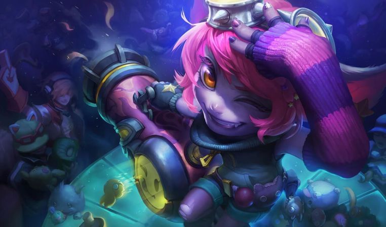 Riot Girl Tristana Landscape Skin