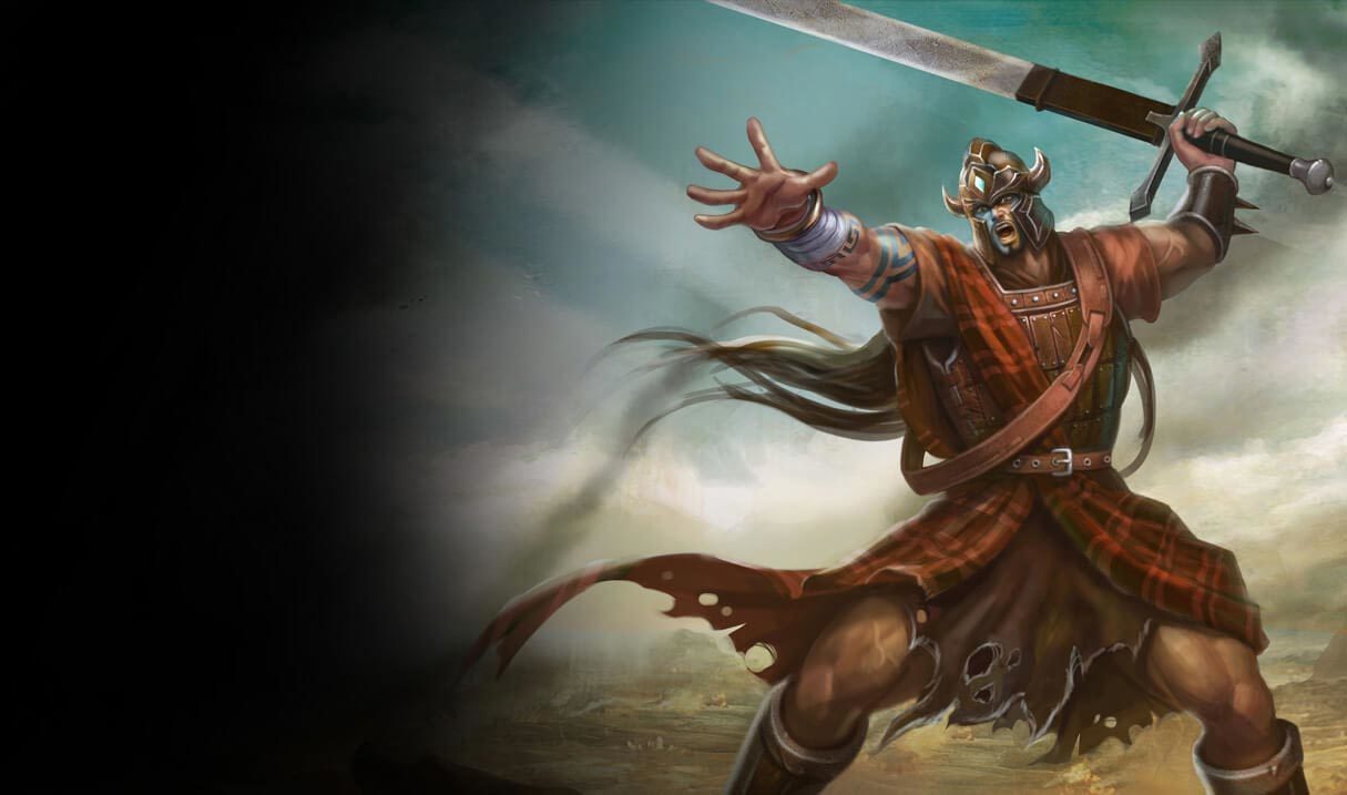 Highland Tryndamere Landscape Skin