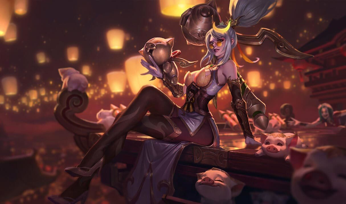 Firecracker Vayne Prestige Edition Landscape Skin