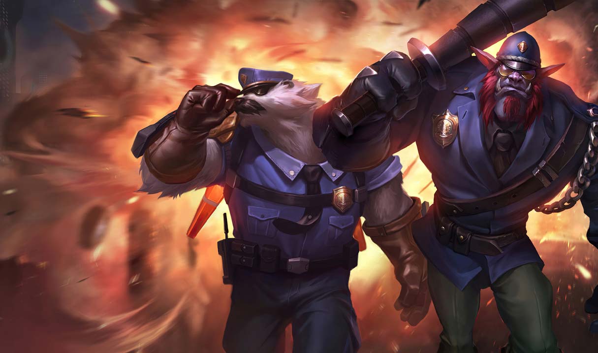 Captain Volibear Landscape Skin