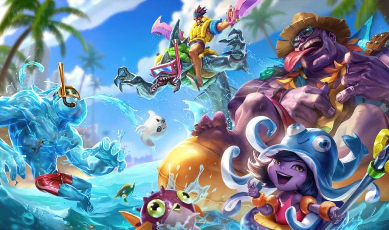 Pool Party Zac Landscape Skin