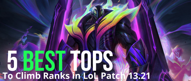 5 best toplane champions in League of Legends Season 13