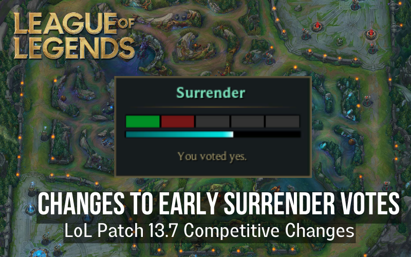 LoL Patch 13.16: Surrender Changes Explained