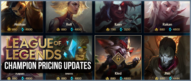 League Of Legends' makes champions cheaper with new pricing model